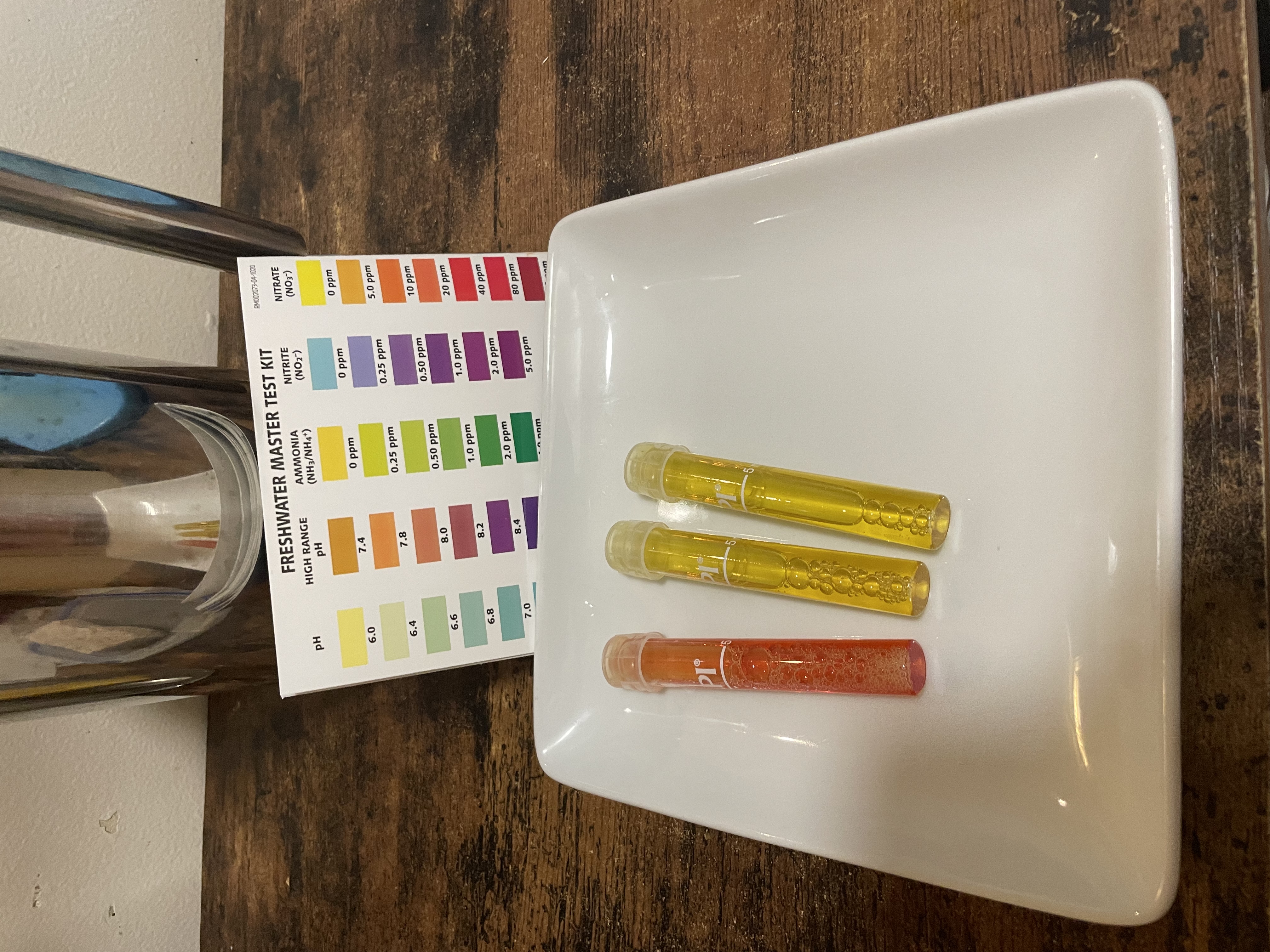 API freshwater nitrite results