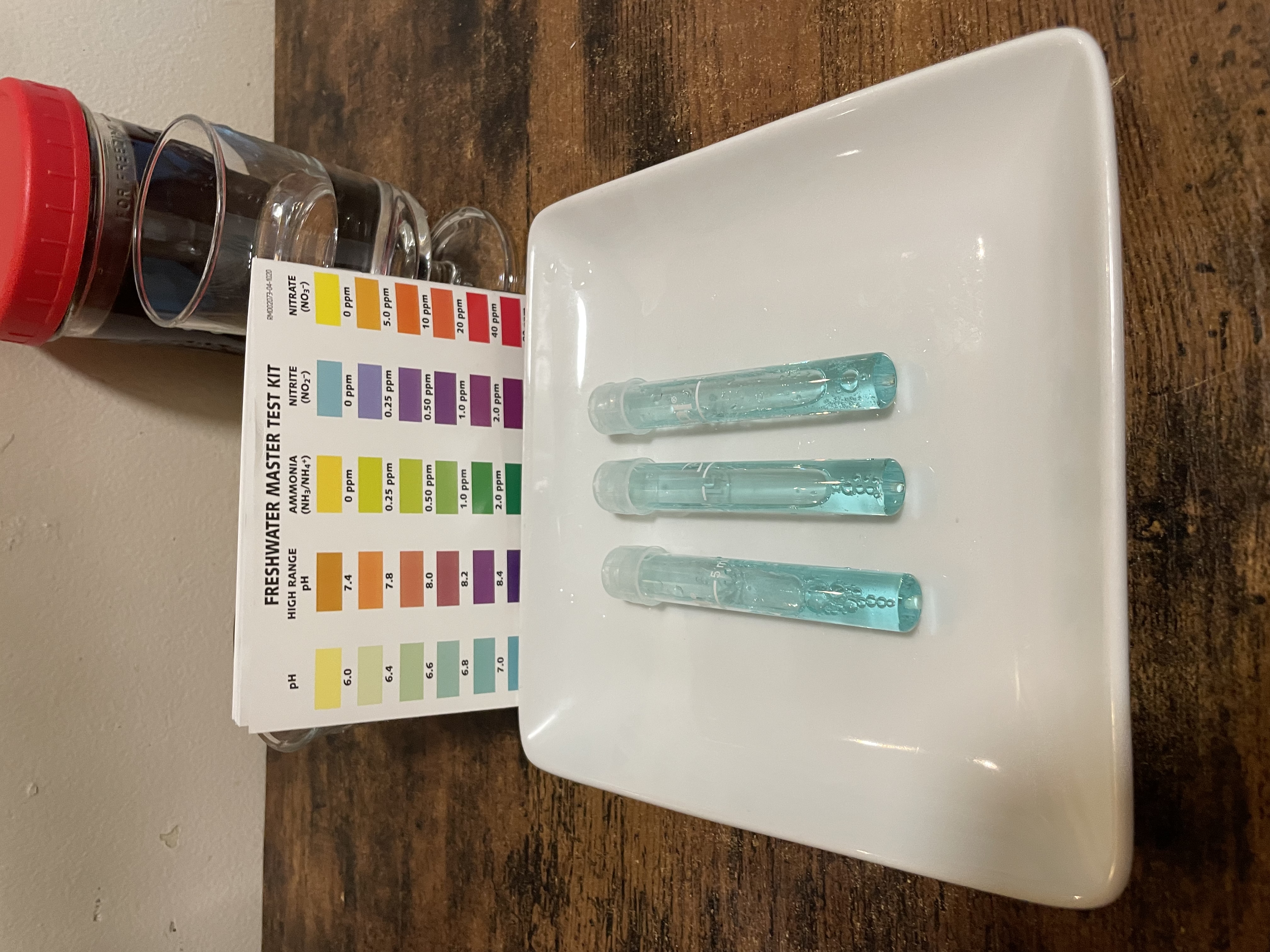 API freshwater nitrate results