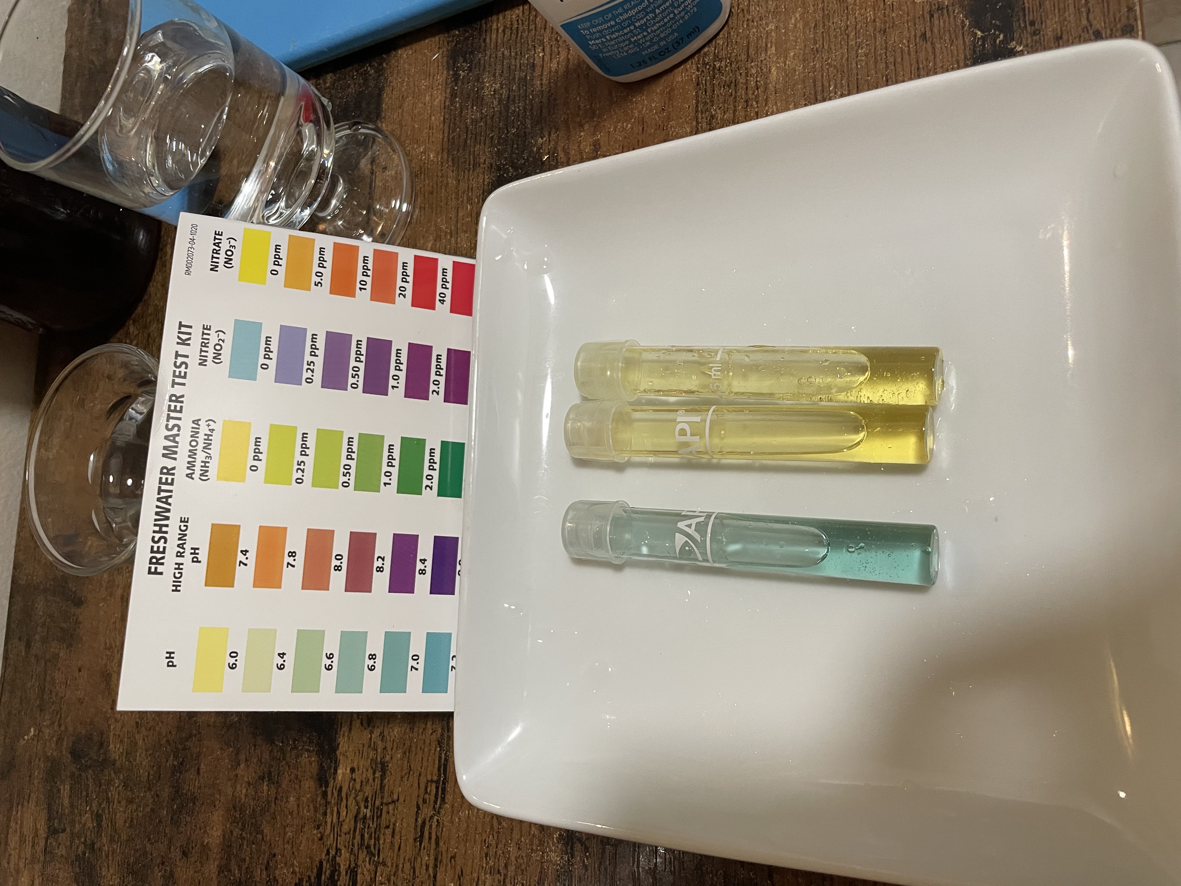API freshwater pH results